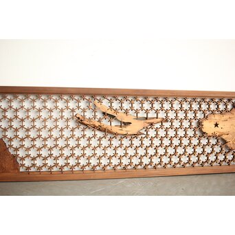 組子と天然木の欄間　R0368 