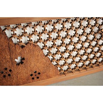 組子と天然木の欄間　R0368 