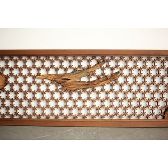 組子と天然木の欄間　R0368 