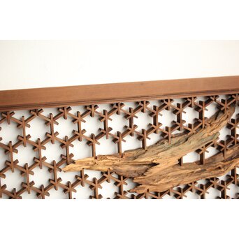 組子と天然木の欄間　R0368 