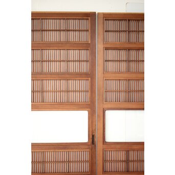 障子枠付 格子戸 4枚1組　L1108 