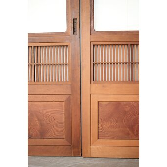 障子枠付 格子戸 4枚1組　L1108 