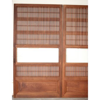 障子枠付 格子戸 4枚1組　L1108 