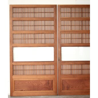 障子枠付 格子戸 4枚1組　L1108 