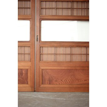 障子枠付 格子戸 4枚1組　L1108 