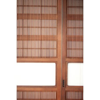 障子枠付 格子戸 4枚1組　L1108 