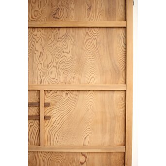 良杢目 一枚板杉の雪隠戸　B1054 