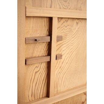 良杢目 一枚板杉の雪隠戸　B1054 