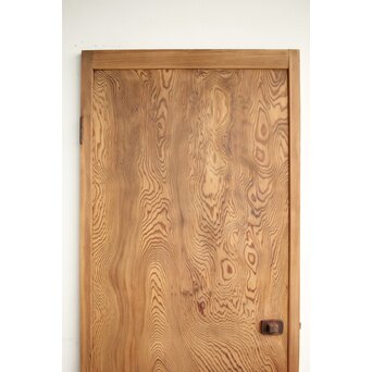 良杢目 一枚板杉の雪隠戸　B1054 