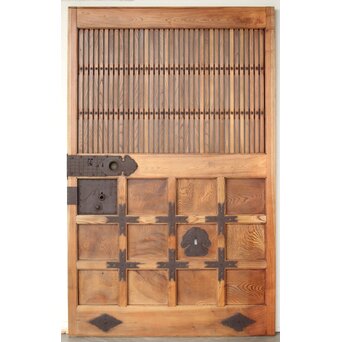 能登 総欅格子蔵戸　W125Y