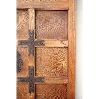 能登 総欅格子蔵戸　W125Y 