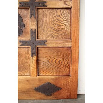 能登 総欅格子蔵戸　W125Y 