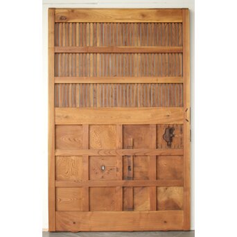 能登 総欅格子蔵戸　W125Y ウラ