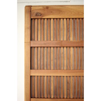 能登 総欅格子蔵戸　W125Y 