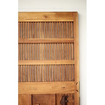 能登 総欅格子蔵戸　W125Y 