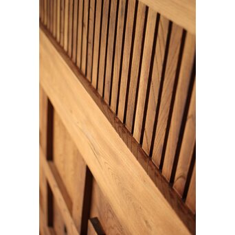 能登 総欅格子蔵戸　W125Y 