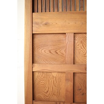 能登 総欅格子蔵戸　W125Y 