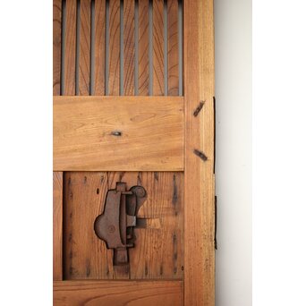 能登 総欅格子蔵戸　W125Y 