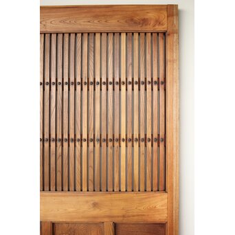 能登 総欅格子蔵戸　W125Y 