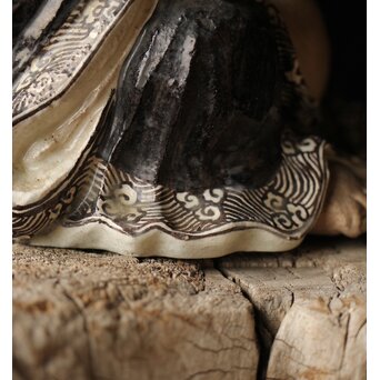 三代 高橋道八 布袋和尚 伏香炉　P431 