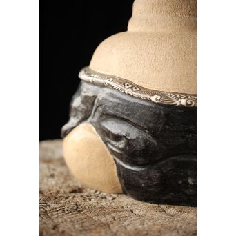 三代 高橋道八 布袋和尚 伏香炉　P431 