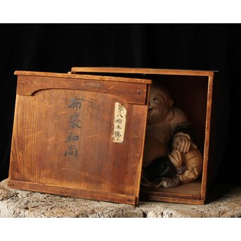 三代 高橋道八 布袋和尚 伏香炉　P431 