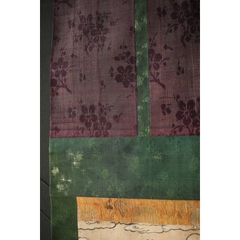 重次板 涅槃図 木版画　Z451 