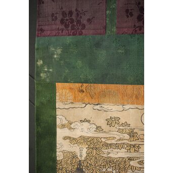 重次板 涅槃図 木版画　Z451 