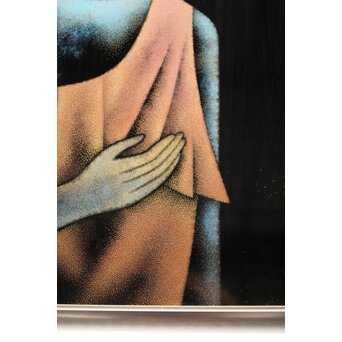 三谷吾一 月 漆額　Q346 