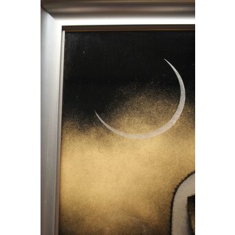 三谷吾一 月 漆額　Q346 