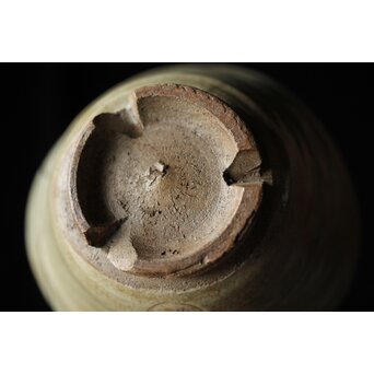 出雲焼 楽山窯 九代 長岡空味/長岡住右衛門 三つ割高台朝鮮茶碗　P434 