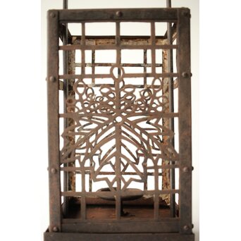 古鉄 桐紋行燈/灯籠　M386 