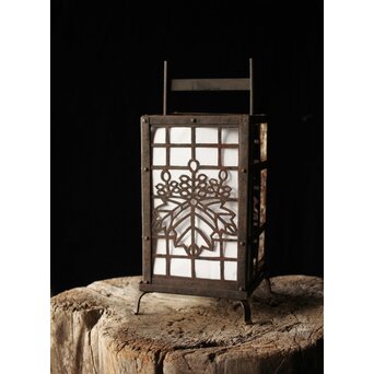 古鉄 桐紋行燈/灯籠　M386