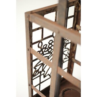 古鉄 桐紋行燈/灯籠　M386 