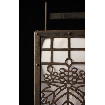 古鉄 桐紋行燈/灯籠　M386 