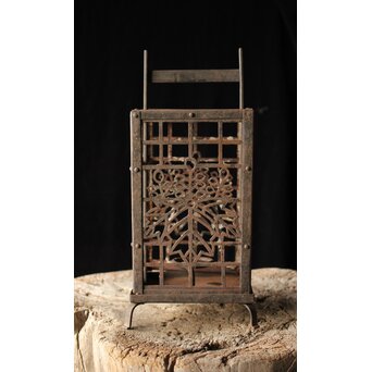 古鉄 桐紋行燈/灯籠　M386 