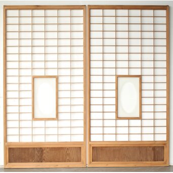 ガラス入 障子戸 6枚1組　F260 EF　表