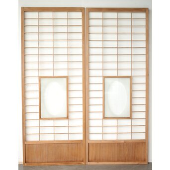 ガラス入 障子戸S 4枚1組　F261 AB　ウラ　障子を貼る面ですが　現状は透かしです