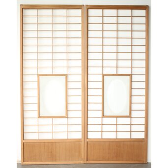 ガラス入 障子戸S 4枚1組　F261 CD　表