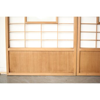 ガラス入 障子戸S 4枚1組　F261 