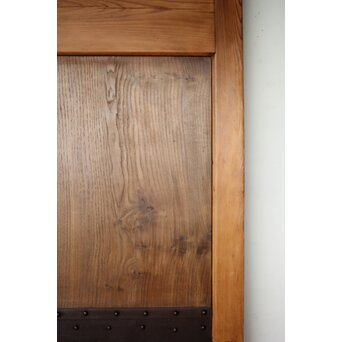幅広 栗と鉄の蔵戸　W126YD 