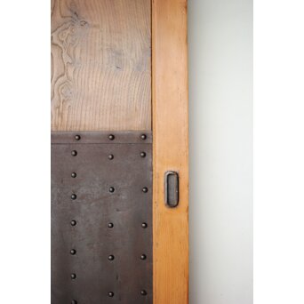 幅広 栗と鉄の蔵戸　W126YD 