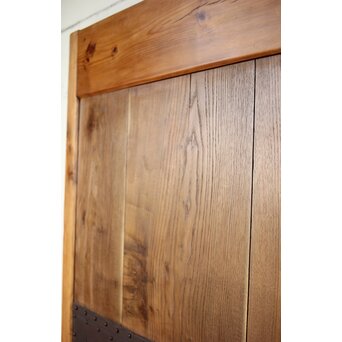 幅広 栗と鉄の蔵戸　W126YD 