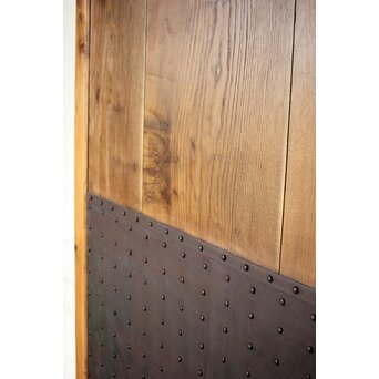 幅広 栗と鉄の蔵戸　W126YD 