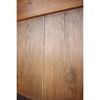 幅広 栗と鉄の蔵戸　W126YD 良く磨かれています