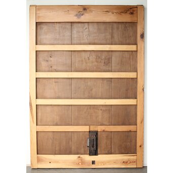 幅広 栗と鉄の蔵戸　W126YD ここから背面