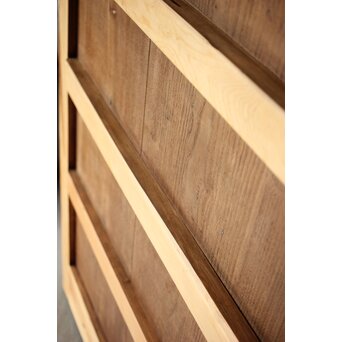 幅広 栗と鉄の蔵戸　W126YD 