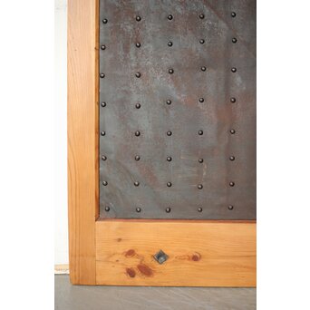 幅広 栗と鉄の蔵戸　W126YD 