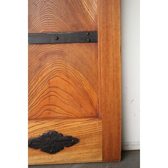 総欅 格子蔵戸　W127Y 