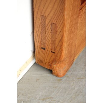 総欅 格子蔵戸　W127Y 